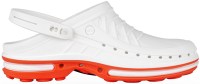 Wockclog White-Orange met hielband
